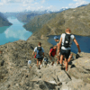 Hiking Besseggen Ridge in Jotunheimen National Park